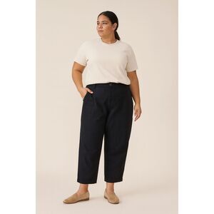 EVERLANE Black Barrel Wide Leg Jeans Pants Trousers  Women's Size 16